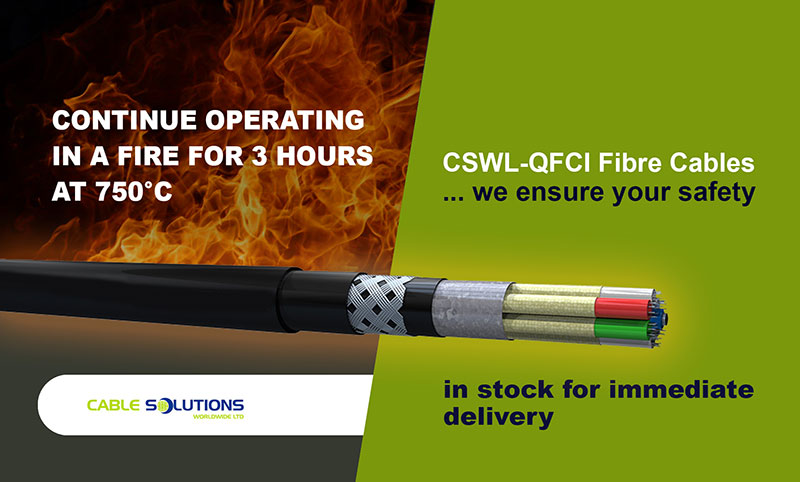 fibre optic cables, fire compliant