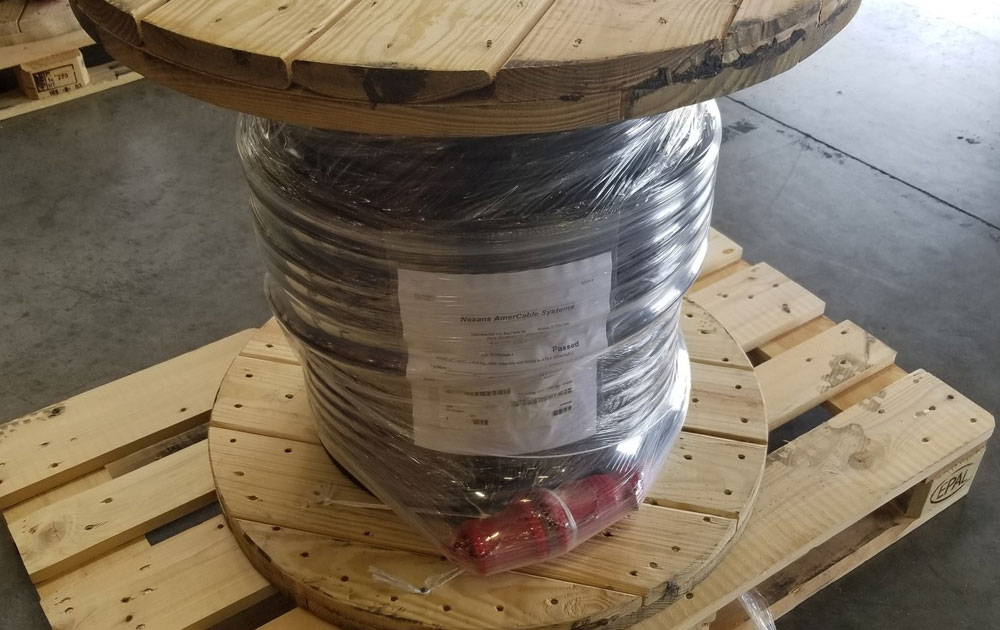 loops packaged in warehouse