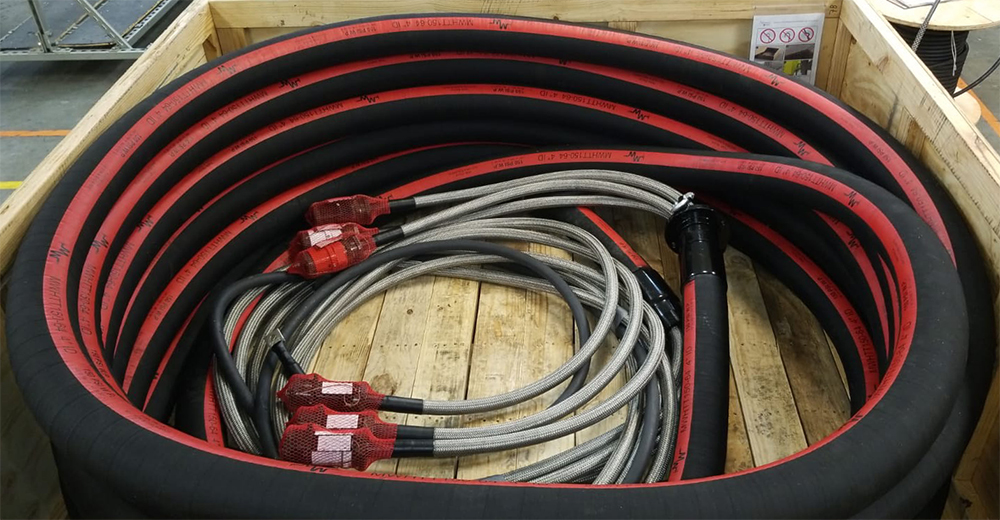 top drive loops boxed for delivery